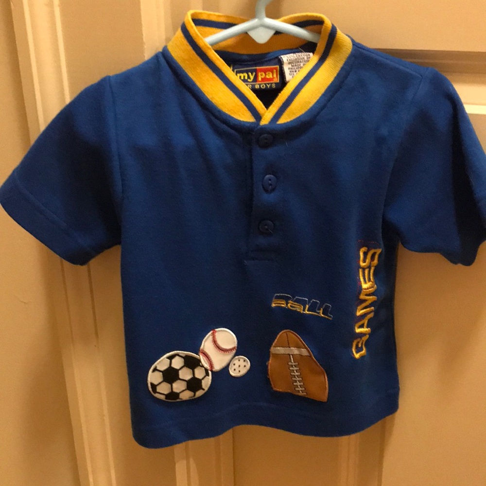Boys toddler sports top.